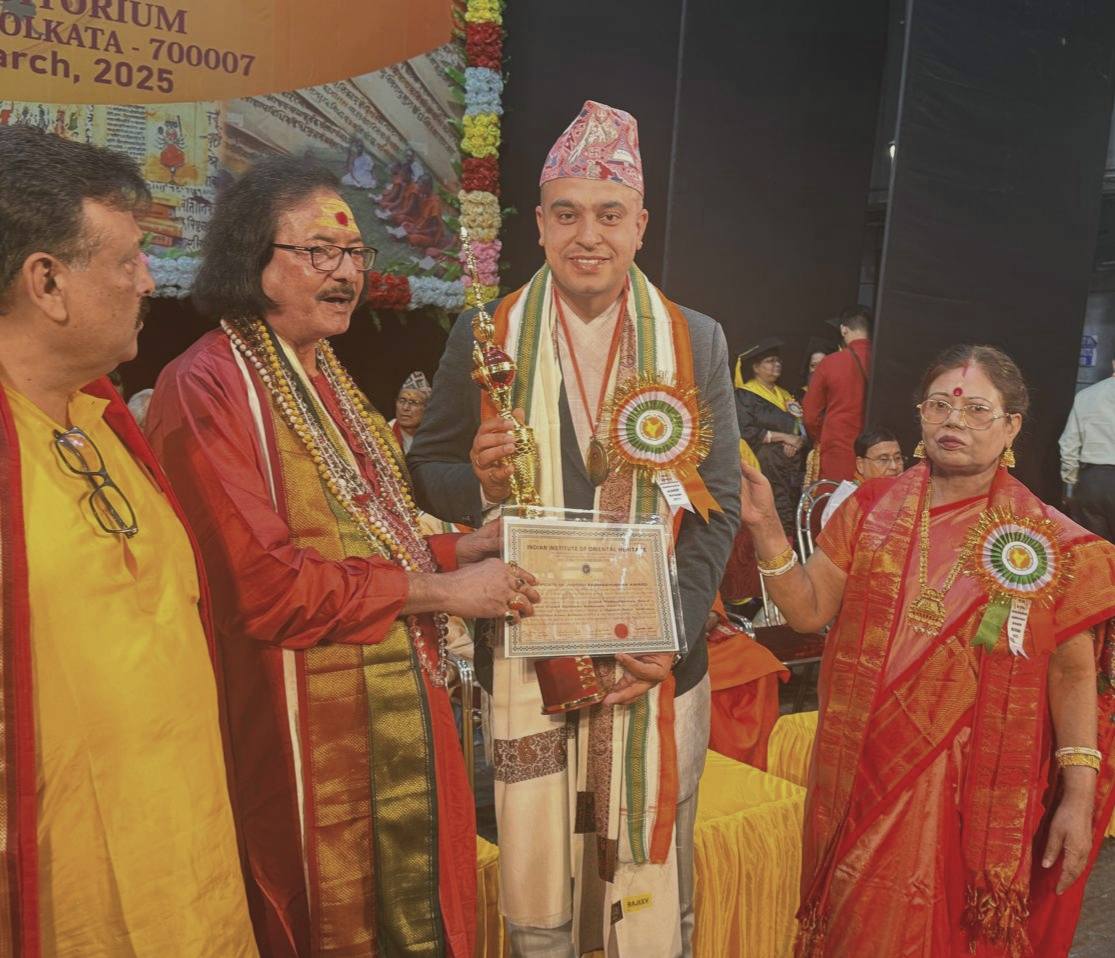 नेपाली ज्योतिषशास्त्रको अन्तर्राष्ट्रिय गौरव: आशिष सिंखडाको ऐतिहासिक सम्मान